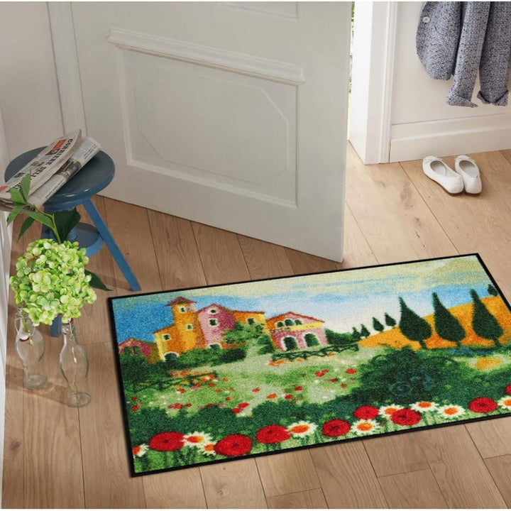 Salonloewe Rosina Wachtmeister Fussmatte Bella Vista 50x75 cm Eingangs-Matte Fussabtreter Katzen bun