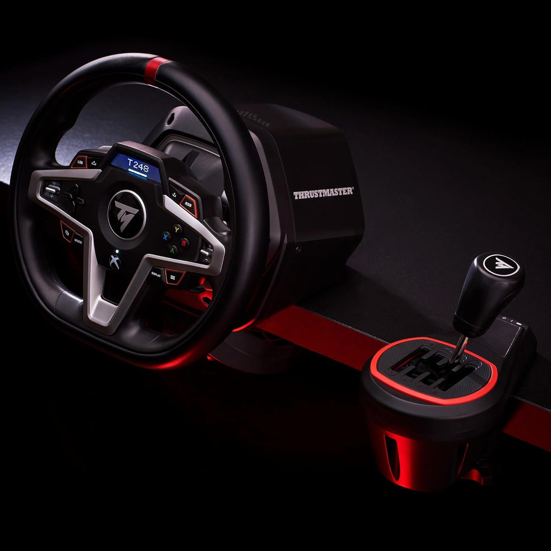 Thrustmaster TH8S Shifter – Hochpräziser H-Pattern Shifter für PC, PS4, PS5, PS5 Pro, Xbox One und X