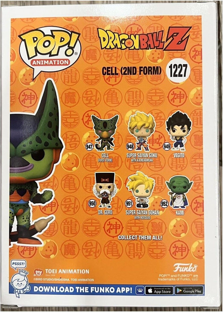 Funko Cell 2nd Form Pop! Dragonball Z Shared Fall Convention 2022 NYCC Exclusive 1227