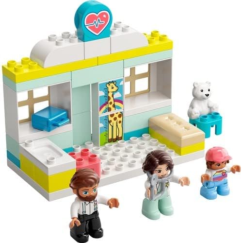 LEGO 10968 DUPLO Arztbesuch, Lernspielzeug für Kleinkinder, Spielzeug für Mädchen und Jungen ab 2 Ja