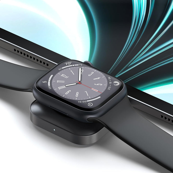 SATECHI Apple Watch Ladegerät USB-C [MFi-Zertifiziert] Tragbares 5W Ladegerät – Kompatibel mit Serie