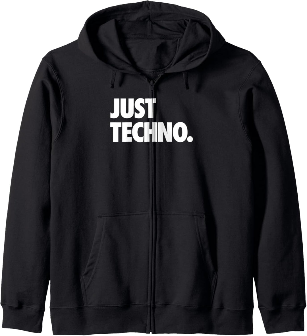 Nur Techno Dark Melodic Techno Minimal Kapuzenjacke