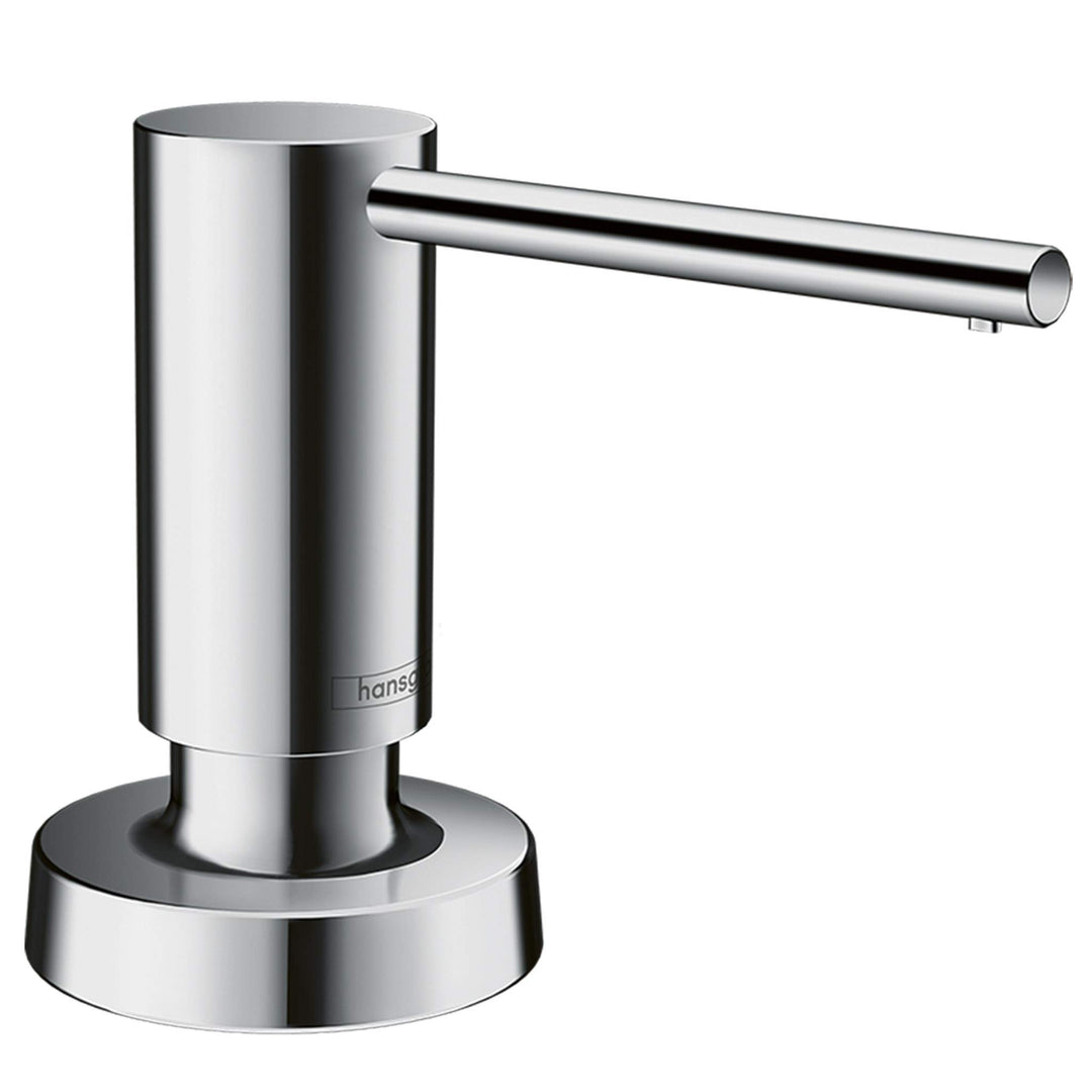 hansgrohe Spülmittel-/ Lotionspender Küchenzubehör (Accessoire, rund) Chrom optionales Zubehör Chrom