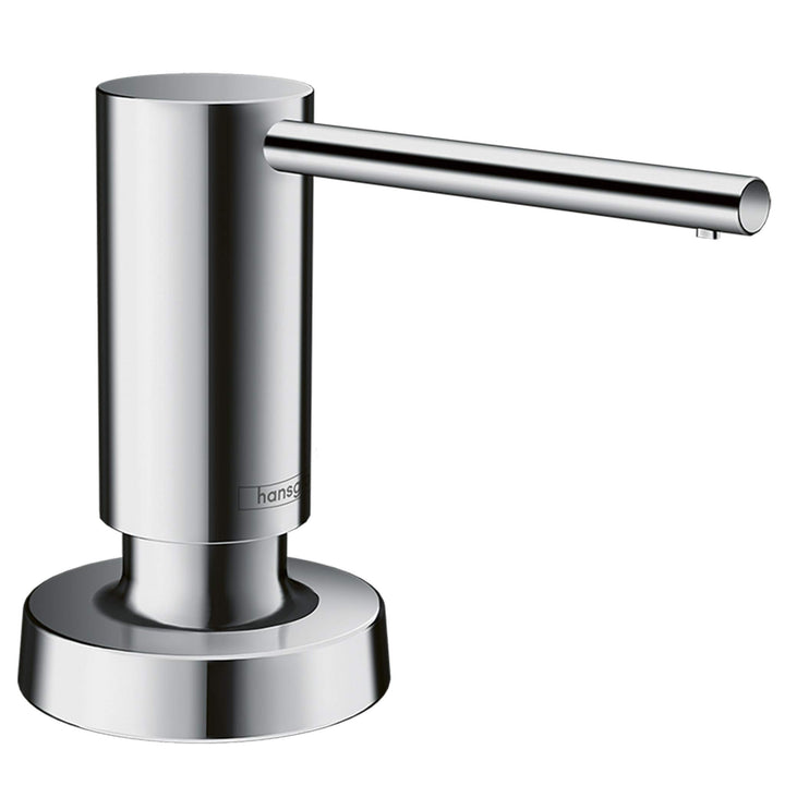 hansgrohe Spülmittel-/ Lotionspender Küchenzubehör (Accessoire, rund) Chrom optionales Zubehör Chrom
