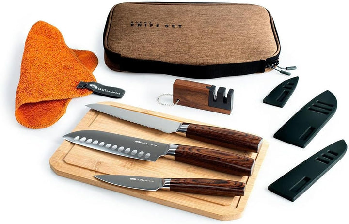 Gsi Outdoors Küchenhelferset Gourmet Backpack Kitchen, Mehrfarbig, 7-teilig, 90106