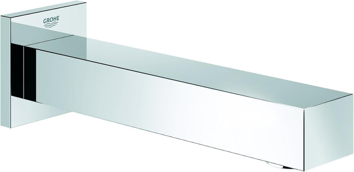 GROHE Eurocube Badarmaturen (Wanneneinlauf, Wandmontage) chrom, 13303000, Silber Badewannenauslauf,