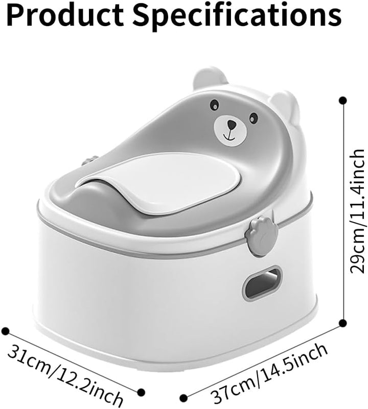 Töpfchentraining-Toilettensitz für Kleinkinder, multifunktionales tragbares Töpfchen mit Spritzschut