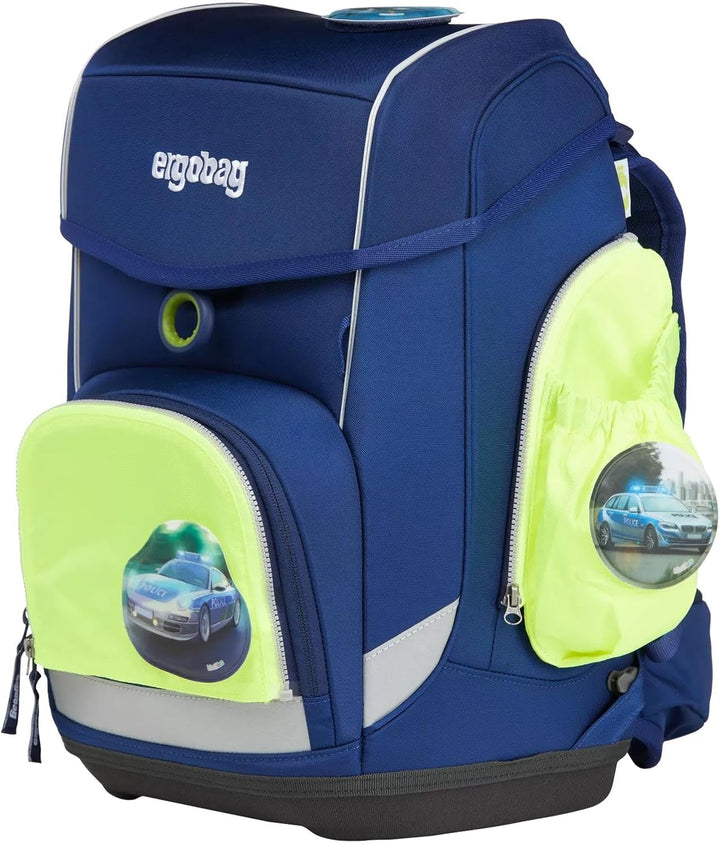 ergobag pack Seitentaschen Zip Set Sichtbarkeits-Set mit Seitentaschen, pack, cubo und cubo light ge