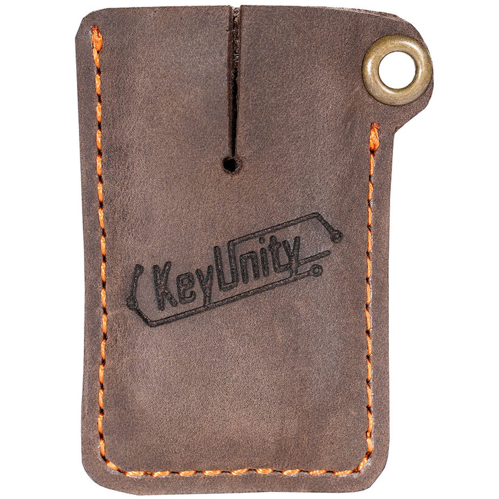 KeyUnity Handgenähte EDC Lederscheide, Kartenhüllen, Tasche Organizer Slip Beutel Ka03, Ka03