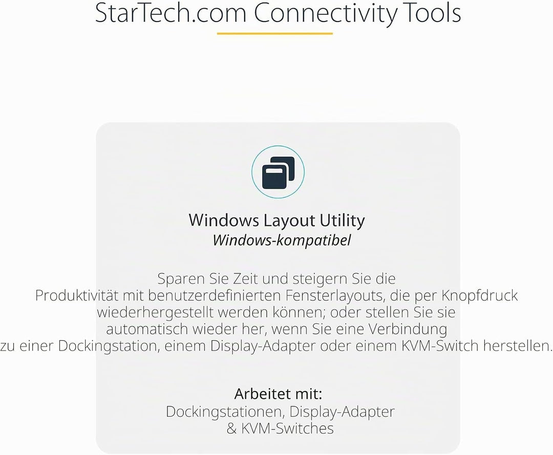 StarTech.com 3-Port Multi-Monitor DisplayPort Adapter, DP auf 3x DisplayPort 1.4 Splitter, Dreifach