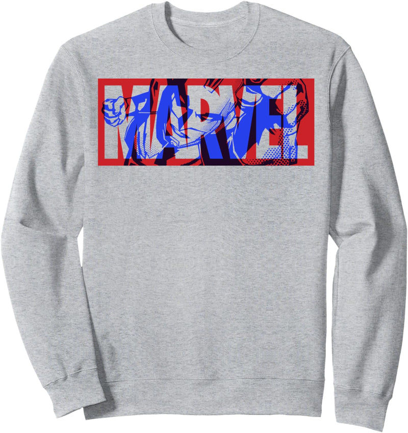 Marvel Captain Marvel Large Classic Movie Logo Sweatshirt