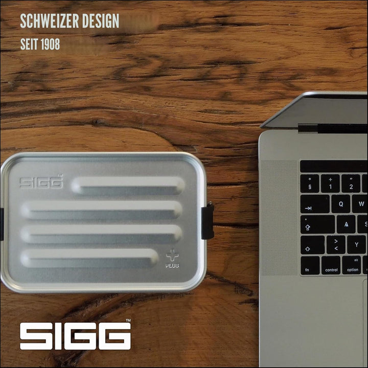 SIGG - Alu Lunchbox Plus - Brotdose Mit Unterteilung - Preisgekrönt - Spülmaschinenfest & Mikrowelle