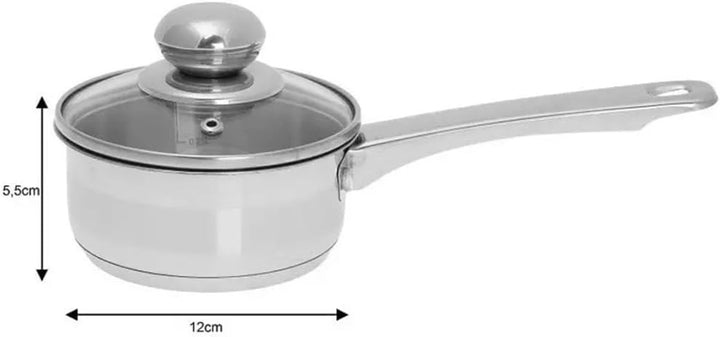 KINGHOFF Rondel Kasserolle mit Deckel 0,5L, 0,5L