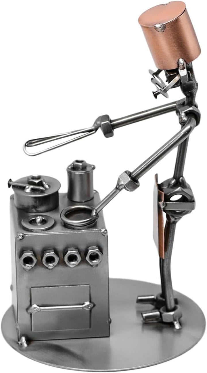 metalman24 Schraubenmännchen Koch handgefertigte ausgefallene Geschenkidee