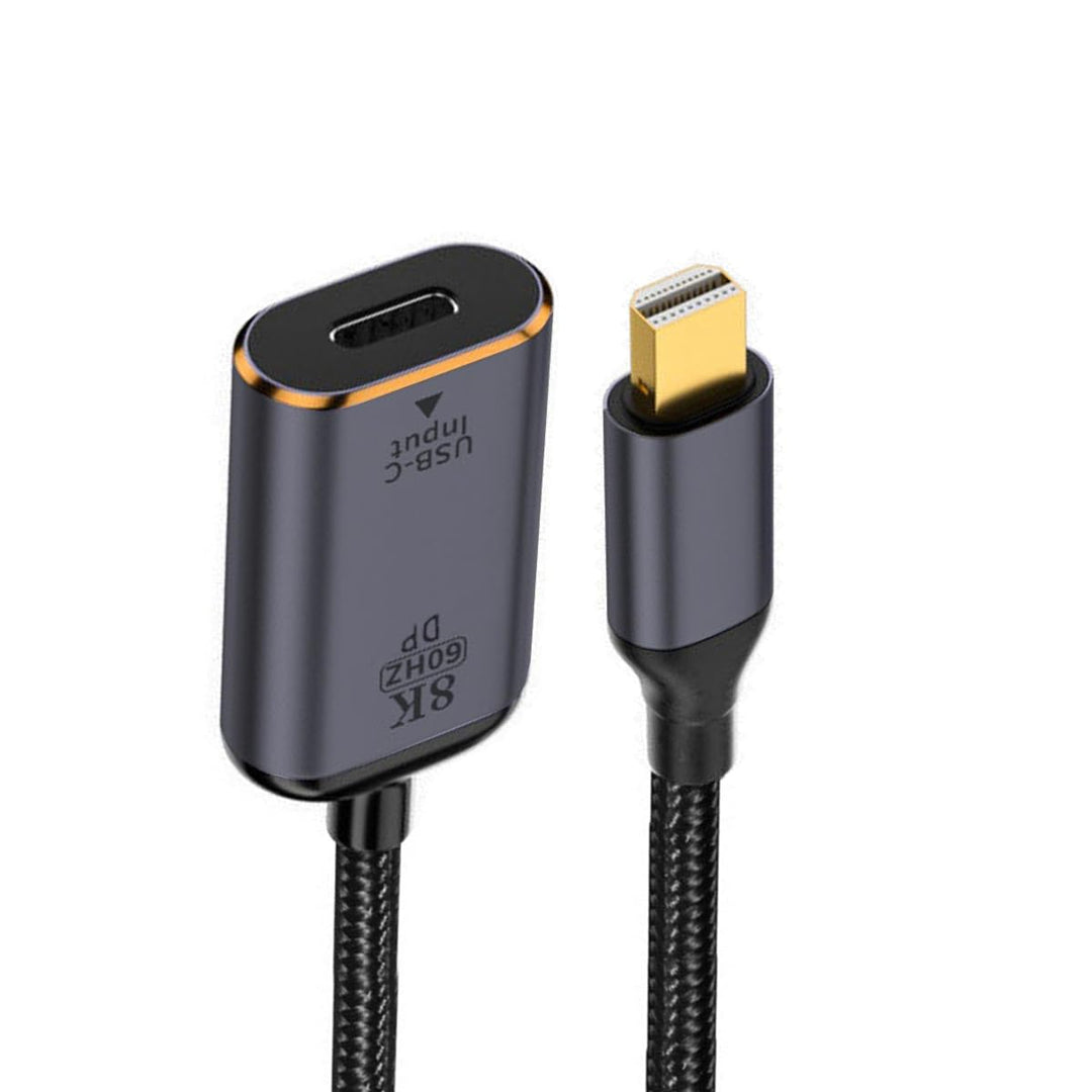 NFHK USB-C Typ C Buchse Quelle zu Mini Displayport DP 1.4 Senke HDTV Kabel 8K@60hz 4K@120hz für Tabl