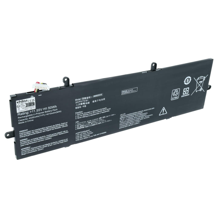 vhbw Akku kompatibel mit Asus ZenBook 14 UX433FN-N5230R, UX433FQ-A5032R, UX433FQ-A5032T Notebook (42