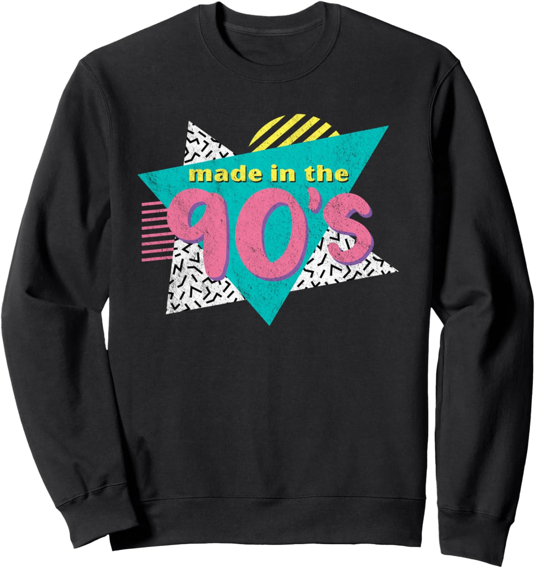 Made in the 90's Retro Vintage 1990er Geburtstag Geschenk Sweatshirt