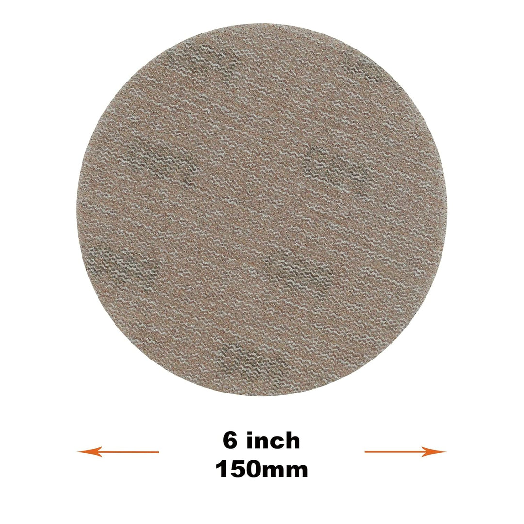 MAXXT 150mm Hook & Loop DA Sander Backing Plate Pad and 30pcs sandpaper, for MAXXT Brushless Orbit S