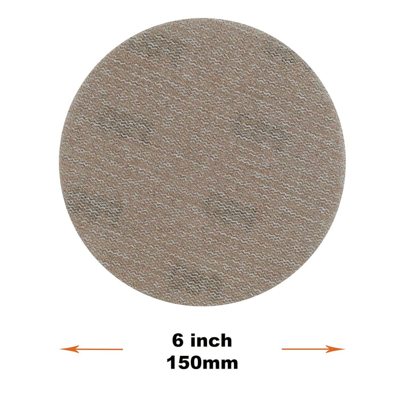 MAXXT 150mm Hook & Loop DA Sander Backing Plate Pad and 30pcs sandpaper, for MAXXT Brushless Orbit S