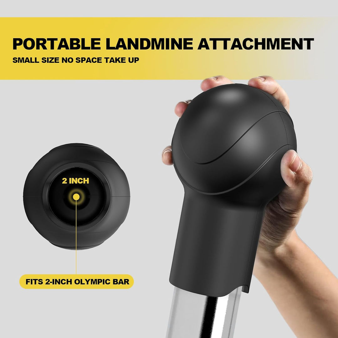 POWER GUIDANCE Landmine Attachment for Barbell - Landmine attachment for 2 Inch Olympic Bars,for hom