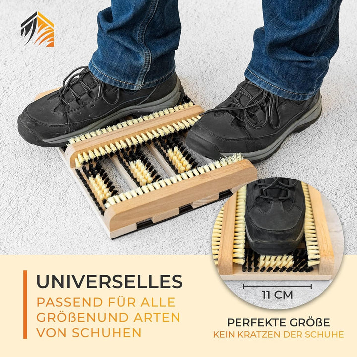 Schuhabstreifer Aussen, rutschfest ideal für Aussenbereich und Innenbereich mit kräftigen Borsten, B