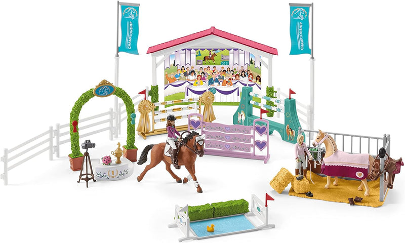 schleich 42440 Freundschaftsturnier, für Kinder ab 5-12 Jahren, HORSE CLUB - Spielset alte Verpackun