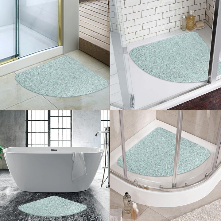 Walant Duschmatte rutschfest Waschbar,PVC Luffa Badematte,Schnell trocknend,Anti-Rutsch, Hervorragen