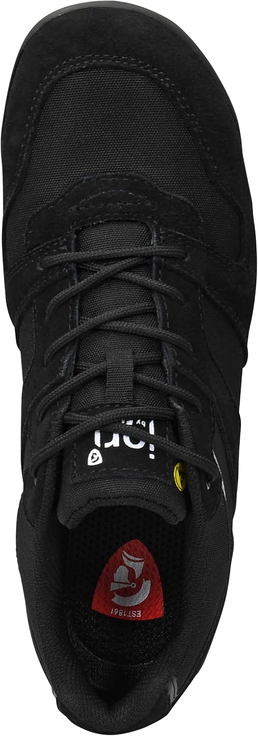 Jori Sicherheitsschuhe jo_Slim Black Low ESD S3, Damen und Herren, Leder/Textil, Stahlkappe, leicht,