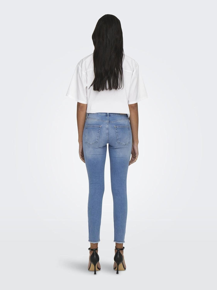ONLY Female Skinny Jeans ONLBlush Mid Skinny Fit Jeans XS Light Medium Blue Denim, XS Light Medium B
