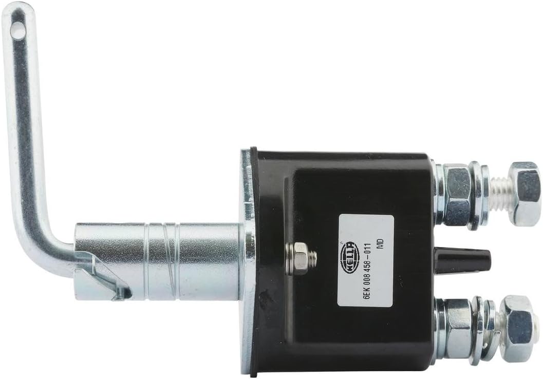 HELLA - Hauptschalter, Batterie - Drehbetätigung - 12V - Anschlussanzahl: 2 - geschraubt - Schliesse
