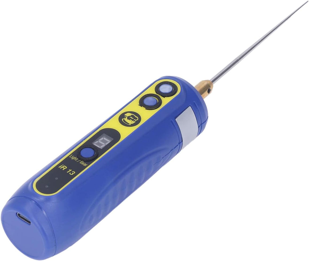 lyrlody Elektrisches Klebstoffentfernungsgerät, 4-stufig einstellbar mit CW/CCW-Motor und OLED-Displ