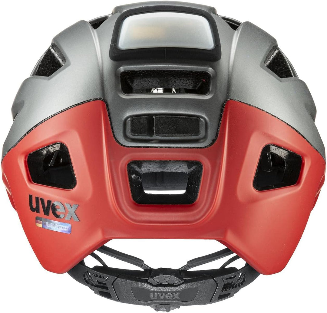 Uvex Finale Light 2.0 MTB Fahrrad Helm matt grau/rot 2022 52-57 cm, 52-57 cm