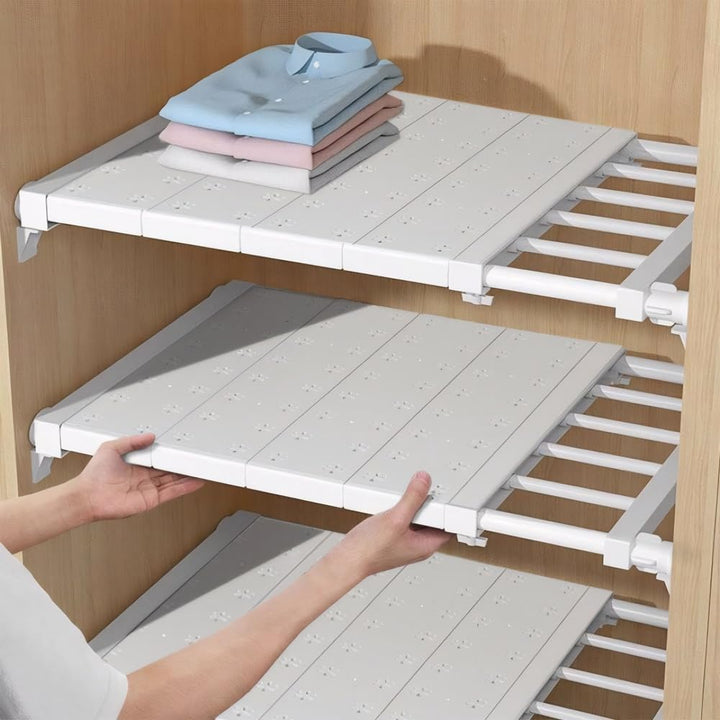 Verstellbar Einlegeboden für Schrank,Einlegeböden für Kleiderschrank,Regalboden Ohne Bohren,Schrankr