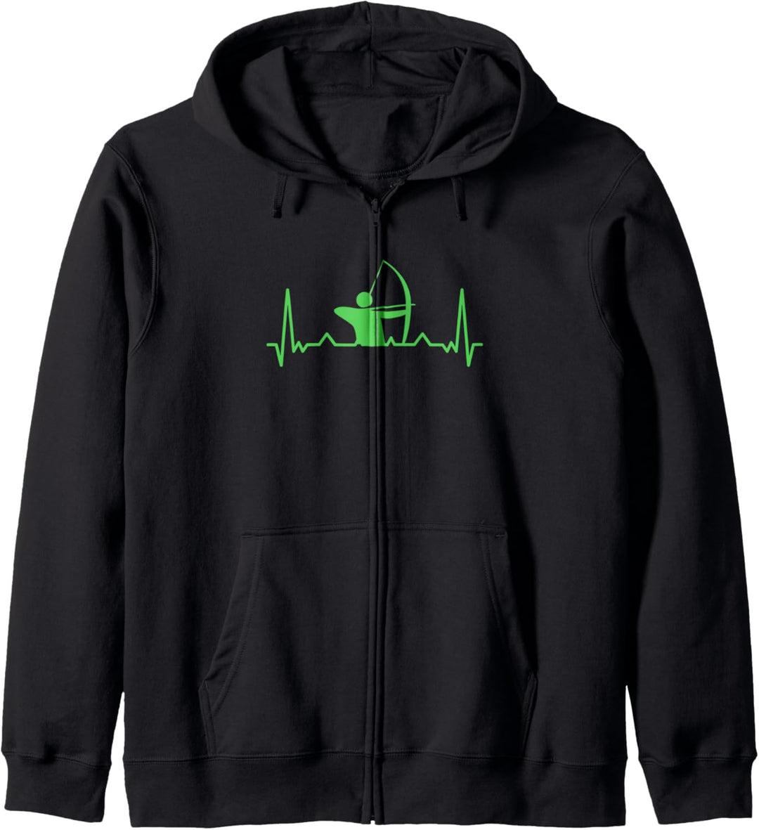 Bogenschiessen Herzschlag Kapuzenjacke