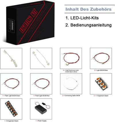 Led Licht Set Kompatibel mit Lego 60367 City Passagierflugzeug Spielzeug (Kein Modell), Dekorationsb