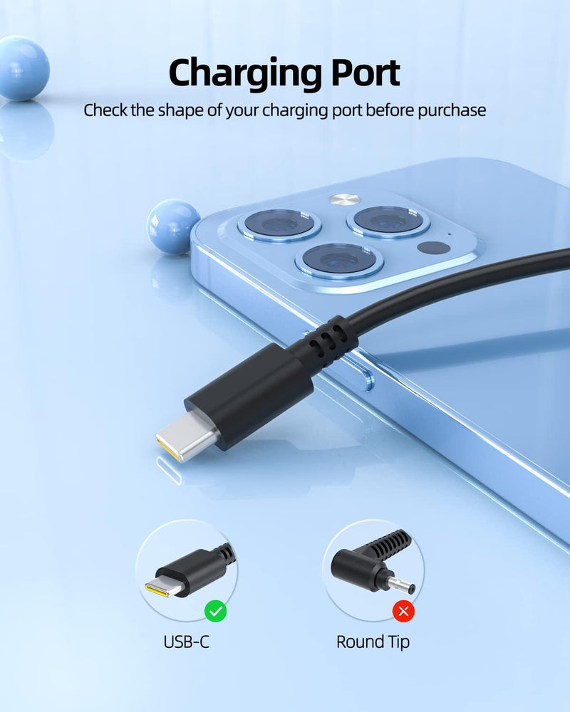 USB C AC Ladegerät passend für Lg Gram 15 16 17 Zoll 17Z90N 16Z90P 17Z90P 14Z90P 17Z95N 17Z95N 15Z99