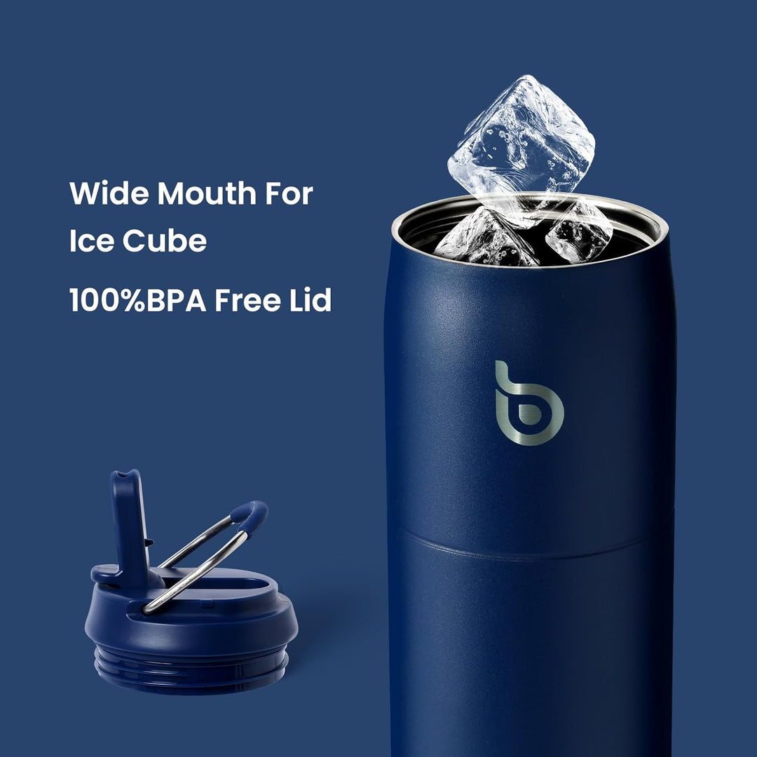 bottlebottle BOTTLE BOTTLE Isolierte Wasserflasche Edelstahl 32oz(946ml) mit Strohhalm Griff für Spo