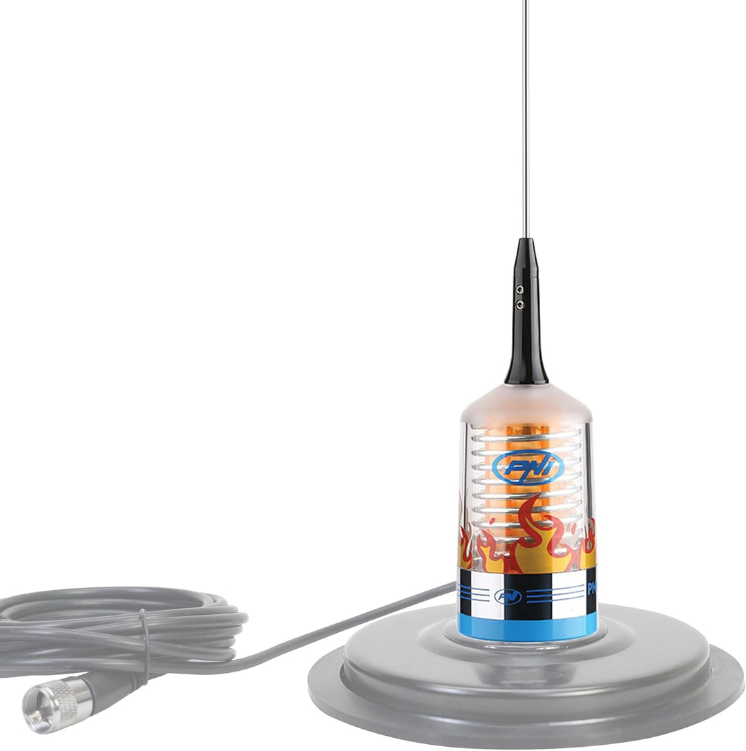 CB-Antenne PNI Trucker 9000 PL mit LED, Länge 140 cm, 26-28MHz, 1000W, ohne Kabel