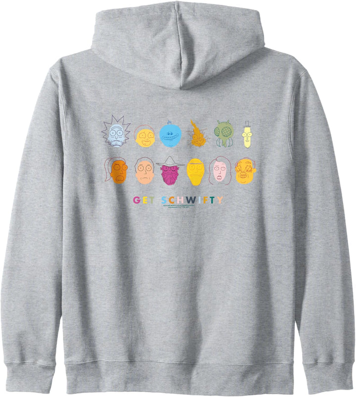Rick and Morty Get Schwifty Kapuzenjacke