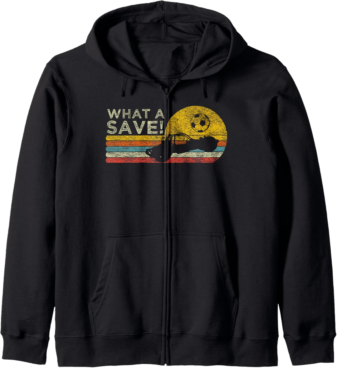 Was für eine sichere Vintage Retro Rocket Soccer Car League Kapuzenjacke