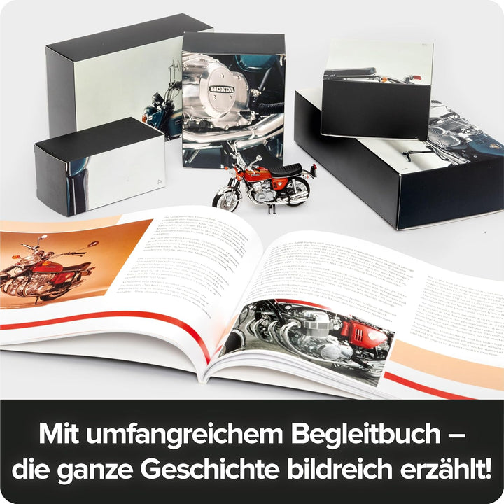 FRANZIS 67215 CB 750 Modellbausatz, Honda Modell, Rot