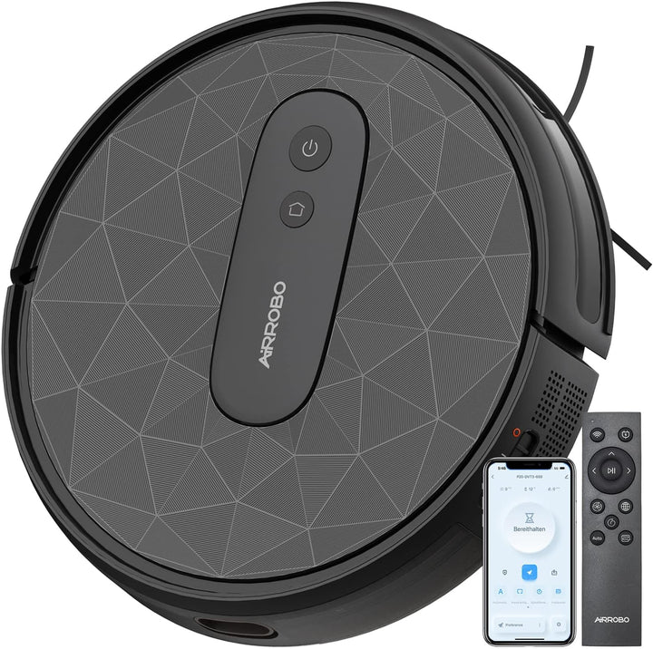 AIRROBO P20 Saugroboter mit 2800 Pa Saugkraft, APP Steuerung, 120 Min Laufzeit, Staubsauger Roboter