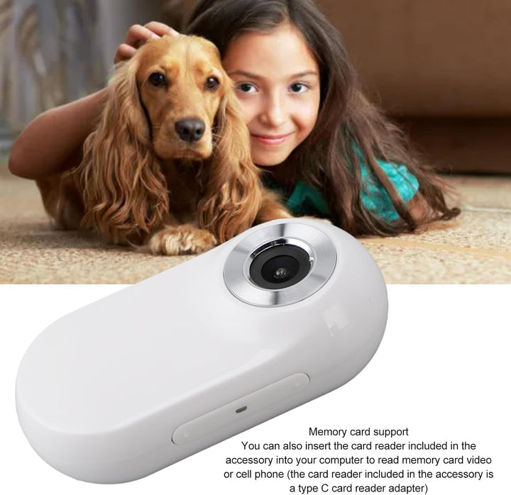 Tosuny 1080P HD Katzenhalsband Kamera, Hunde Tracker Halsband, Mi NI Action Kamera für Video- und Fo