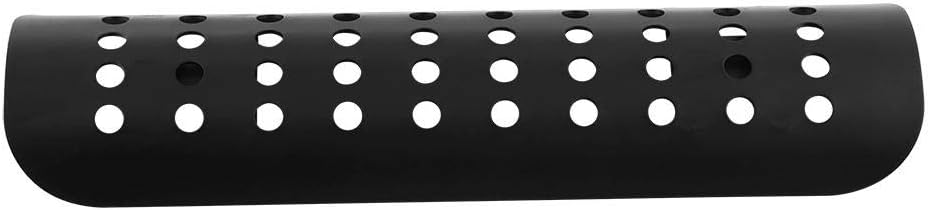 Keenso Motorrad Auspuff Hitzeschutzblech mit Loch, Motorrad 50mm-70mm Auspuff Endschalldämpfer Hitze