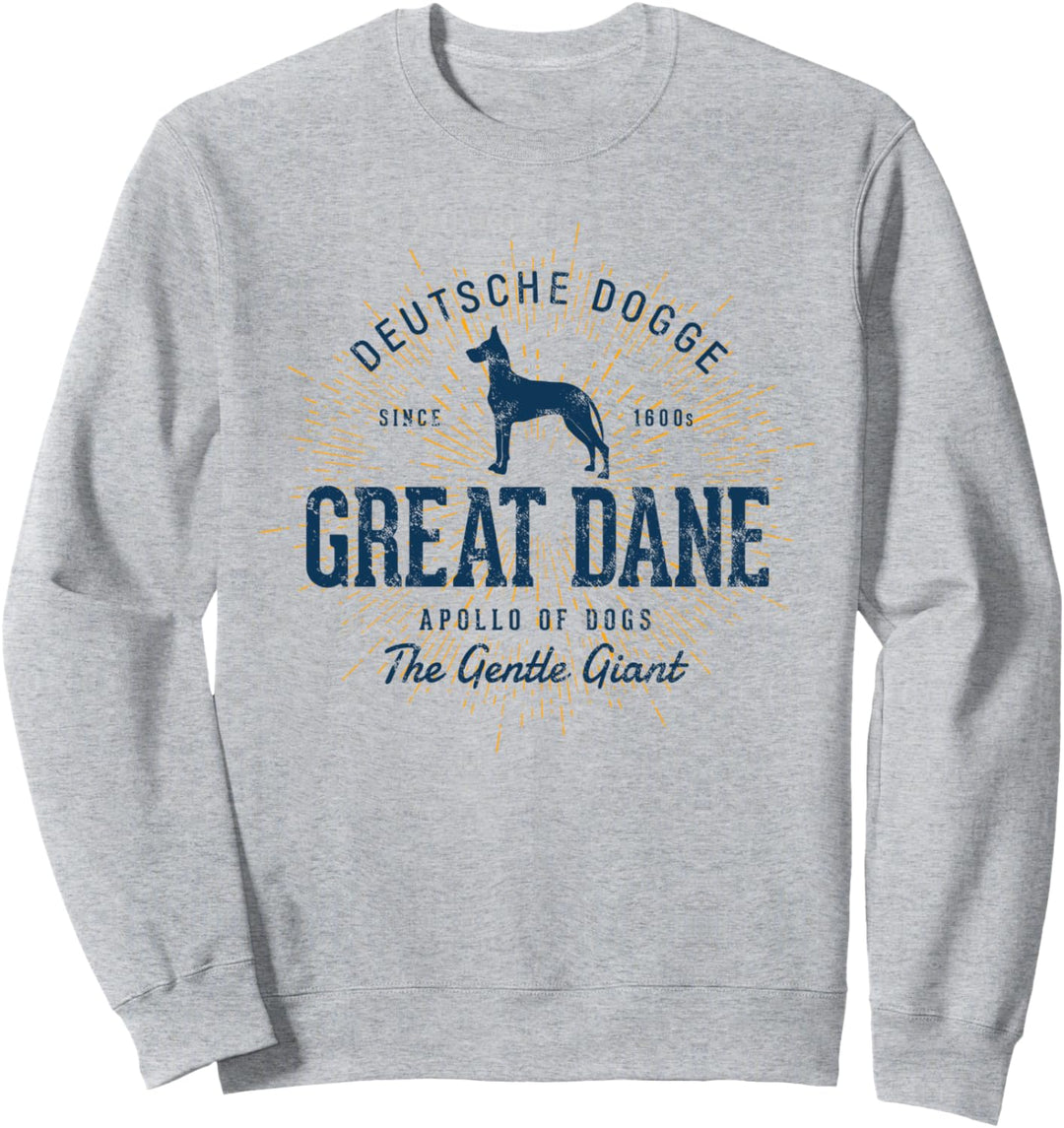 Great Dane Retro Vintage Dogge Sweatshirt