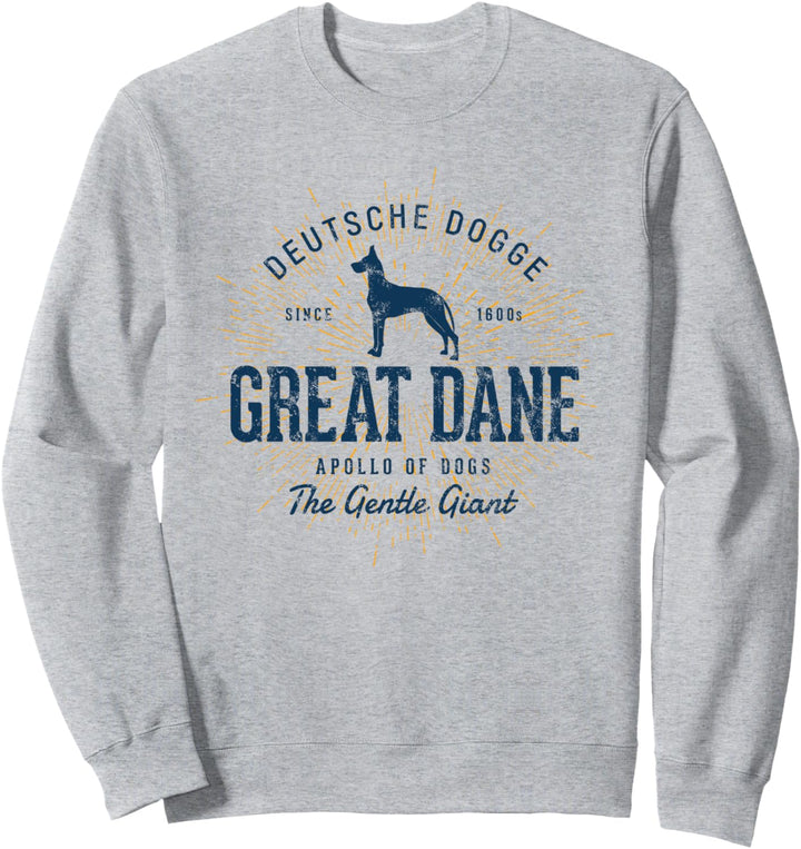 Great Dane Retro Vintage Dogge Sweatshirt