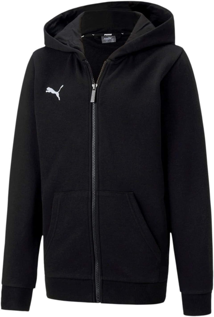 PUMA Jungen, teamGOAL 23 Casuals Hooded Jac Trainingsjacke 116 Puma Black, 116 Puma Black