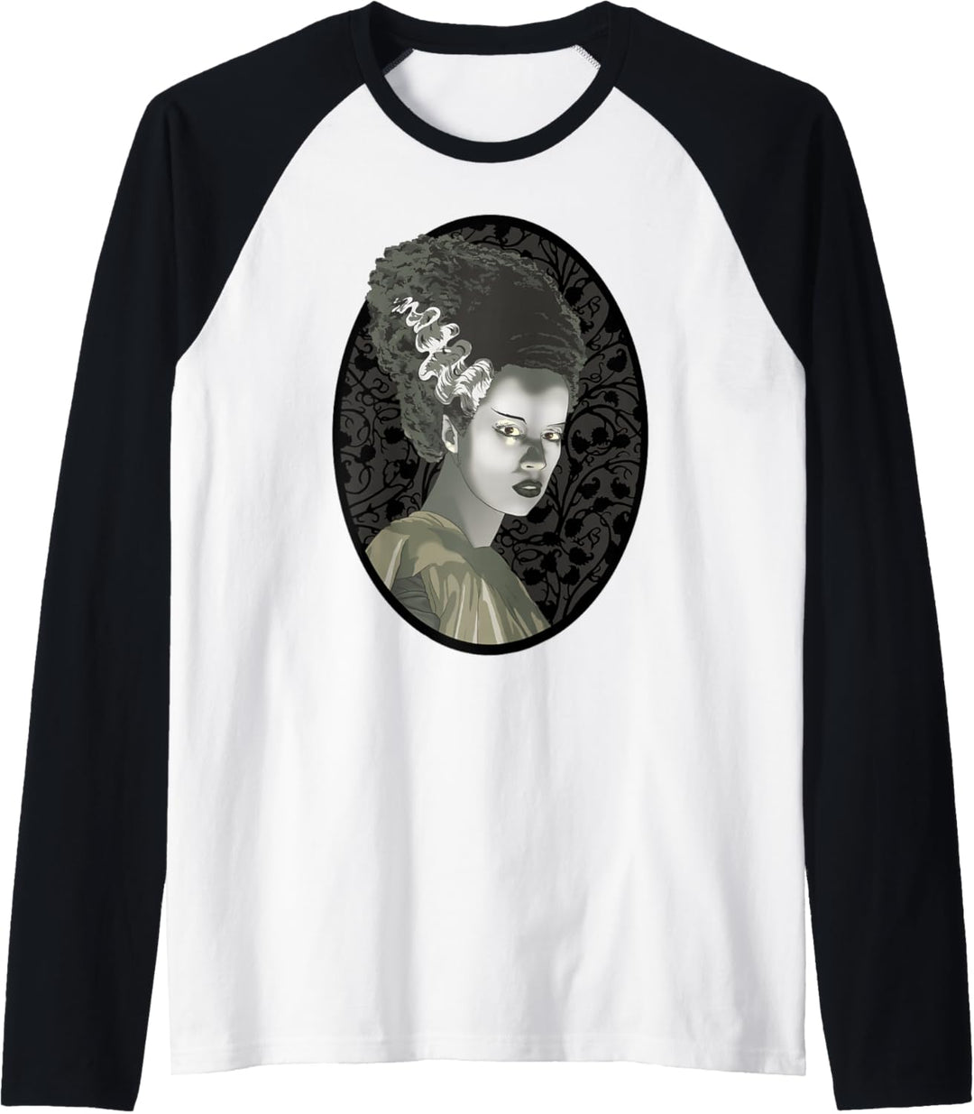 Universal Monsters Bride Of Frankenstein Illustrated Raglan