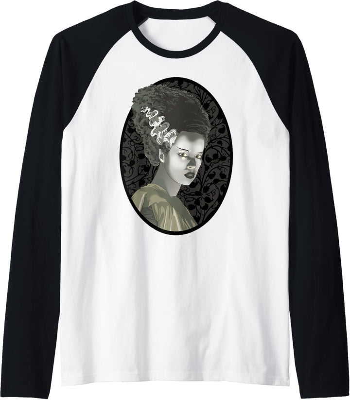 Universal Monsters Bride Of Frankenstein Illustrated Raglan
