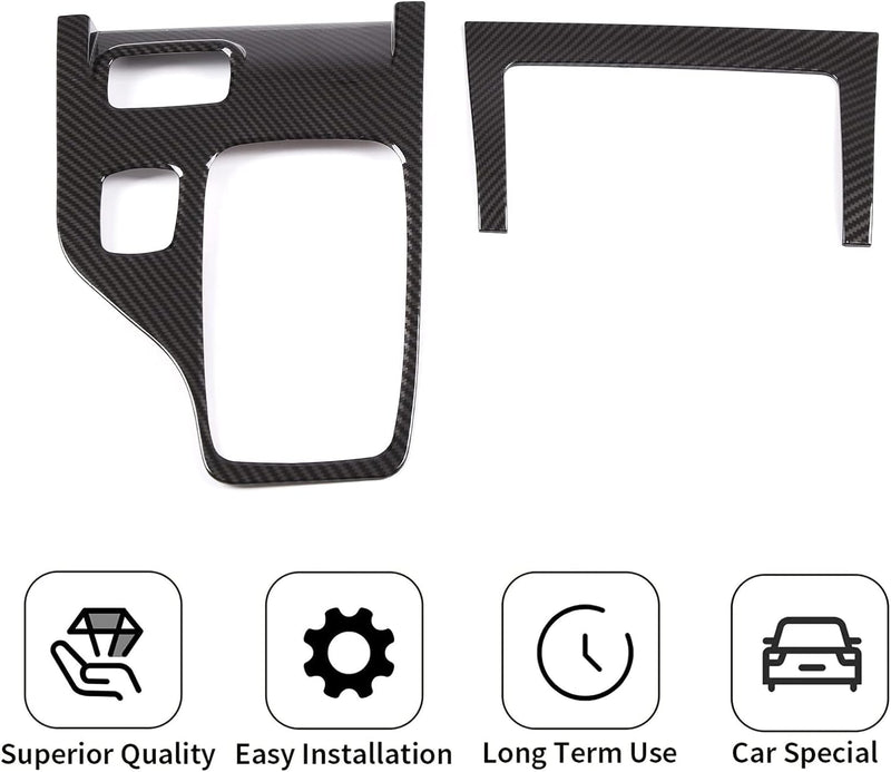 DIYUCAR ABS Kunststoff Auto Innenraum Mittelkonsole Schalttafel Abdeckung Verkleidung für Ford Range